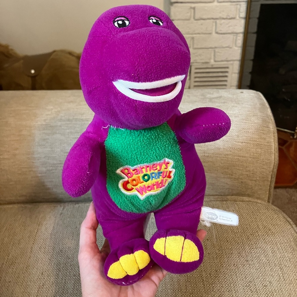 Vintage Barney plush stuffed animal